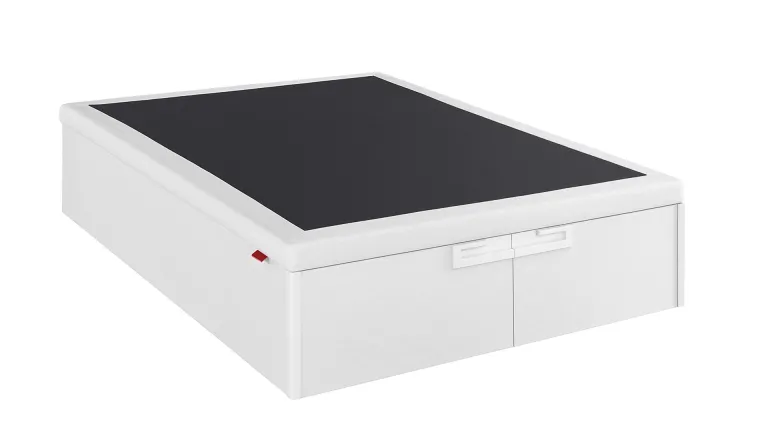 Lit coffre en bois avec 2 grands tiroirs - Boconfort