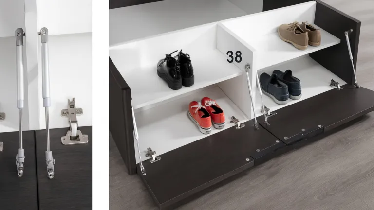 Lit coffre en bois avec 2 grands tiroirs - Boconfort