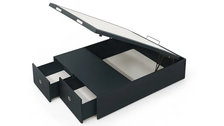 Lit coffre bois 2 tiroirs garanti 10 ans | Boconfort