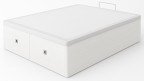 Lit coffre bois 2 tiroirs garanti 10 ans | Boconfort