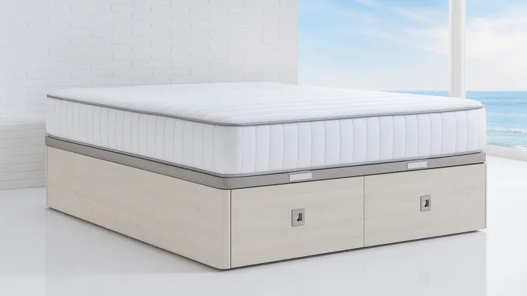 Lit coffre bois 2 tiroirs garanti 10 ans | Boconfort