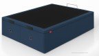 Lit coffre tissu 2 abattants garanti 10 ans - Boconfort