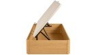 Lit coffre en bois de grande hauteur 43 cm | Boconfort
