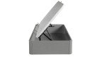 Lit coffre en bois de grande hauteur 43 cm | Boconfort