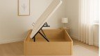 Lit coffre en bois de grande hauteur 43 cm | Boconfort