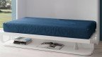Lit escamotable horizontal avec armoire et bureau pratique | Boconfort