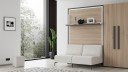 Lit escamotable vertical avec tablette ROYAN