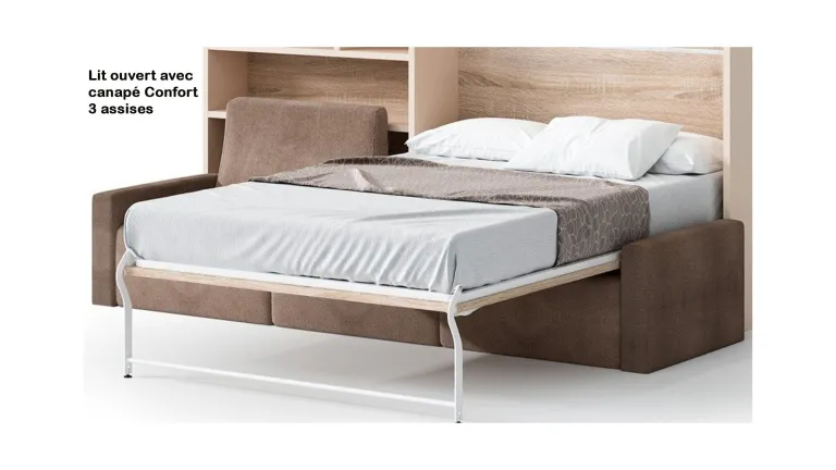 Idéal pour un canapé plus grand à côté de votre lit escamotable