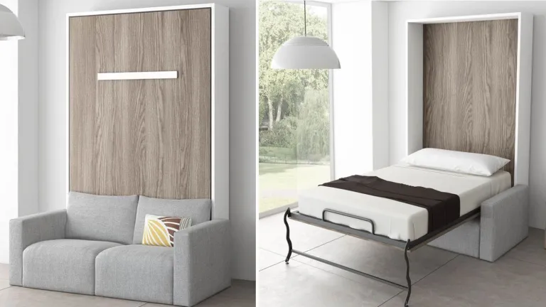 Lit vertical escamotable avec canapé | Boconfort