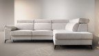 Canapé d'angle méridienne extra-coulissant FLERS