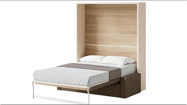 Lit vertical escamotable avec canapé | Boconfort