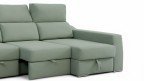 Canapé coulissant avec poufs intégrés – Confort & gain de place