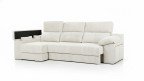 Canapé d'angle coulissant avec poufs intégrés CAP BENAT