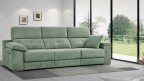 Canapé droit coulissant PHOCÉENNE avec poufs intégrés