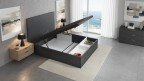 Lit coffre en bois avec 2 grands tiroirs | Boconfort