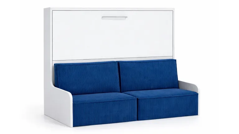 Lit escamotable horizontal autoportant avec des parois en plaques de plâtre spéciales canapé