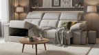 Canapé d'angle coulissant avec rangement | Boconfort