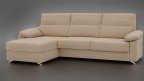 Canapé convertible MILAN avec méridienne, tissu moderne