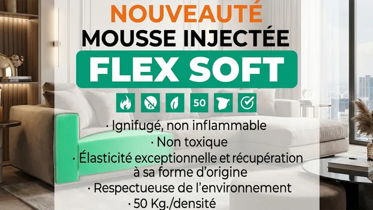 Canapé d'angle coulissant PAYS BASQUE - Mousse FlexSoft