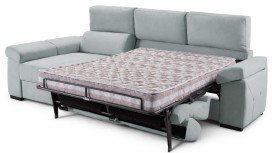 Canapé convertible méridienne VENDÉE 4 coffres | Boconfort