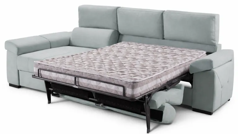 Canapé convertible méridienne VENDÉE 4 coffres | Boconfort