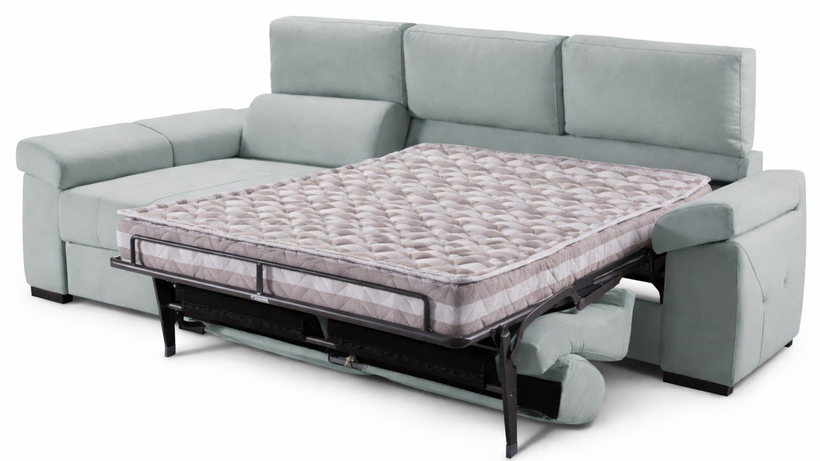 Canapé convertible méridienne VENDÉE 4 coffres | Boconfort