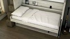 Lit superposé escamotable horizontal autoporteur | Boconfort