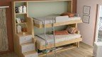 Lit superposé escamotable horizontal autoporteur | Boconfort