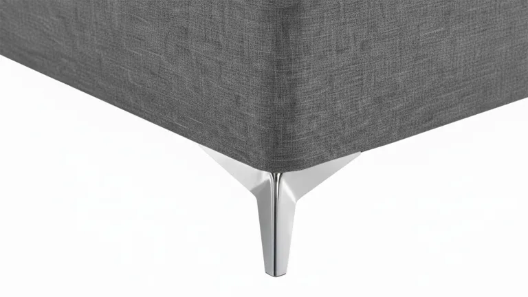 Lit coffre tissu pied métal | Boconfort