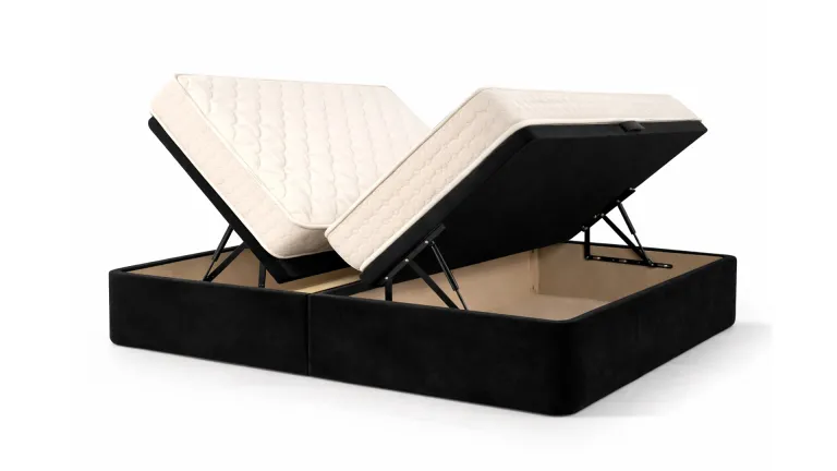 Lit coffre double à ouverture latérale | Boconfort