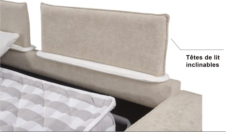 Canapé convertible avec surmatelas | Boconfort