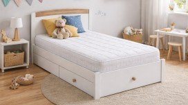 Matelas enfants LOUNA — ressorts ensachés et double face