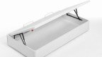 Lit coffre bois ouverture latérale | Boconfort