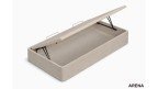 Lit coffre bois ouverture latérale | Boconfort