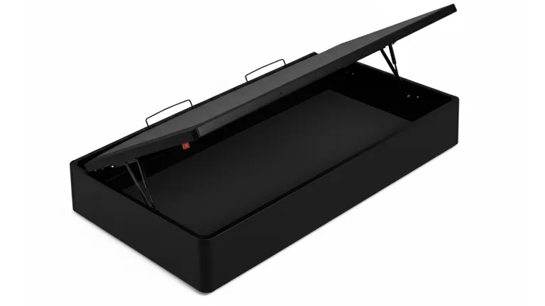Lit coffre bois ouverture latérale | Boconfort