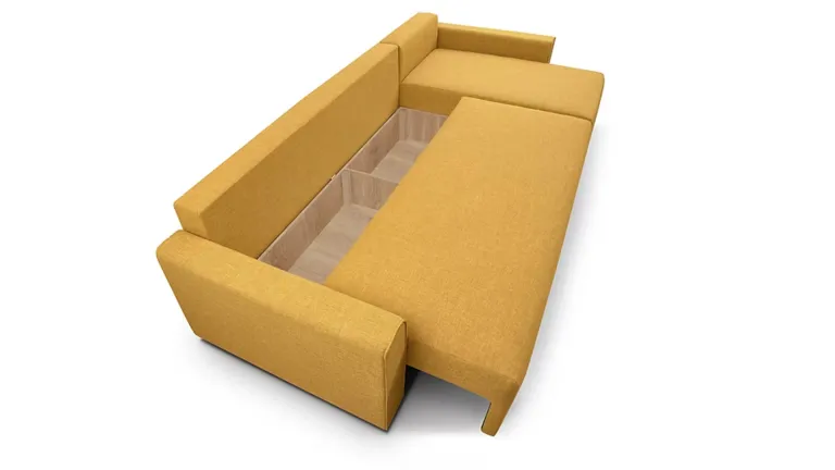 Canapé convertible méridienne ouverture rapide | Confort mousse 30 kg