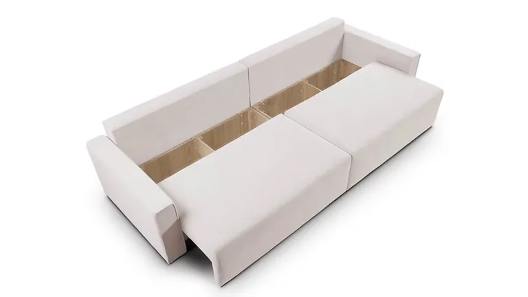 Canapé convertible double à ouverture rapide HOP | Confort mousse 30 kg | Design moderne