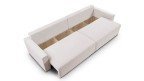 Canapé convertible double à ouverture rapide HOP | Confort mousse 30 kg | Design moderne