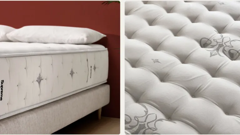 Matelas 100% latex et coton SUPREME - Confort & Soutien