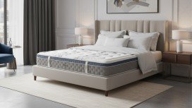 Matelas hybride ressorts et mousse ELIOCELL ergonomique ÉLÉGANCE