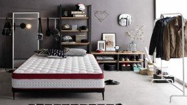 Matelas VELVET mousse HR et Tacto visco 21 cm
