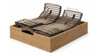 Lit coffre relax électrique bois MATERA, 5 plans et coffre 27 cm