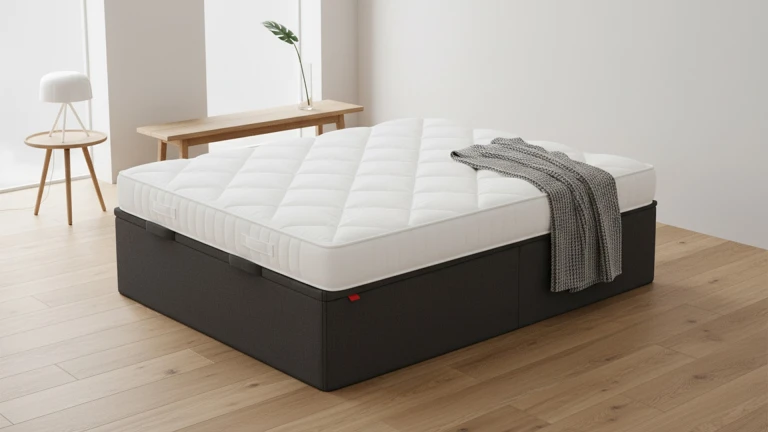 Lit coffre BIG BOX tissu grande capacité