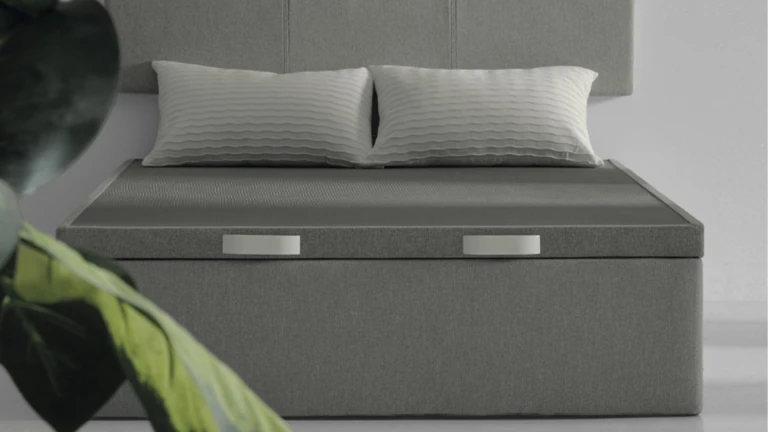 Lit coffre BIG BOX tissu grande capacité