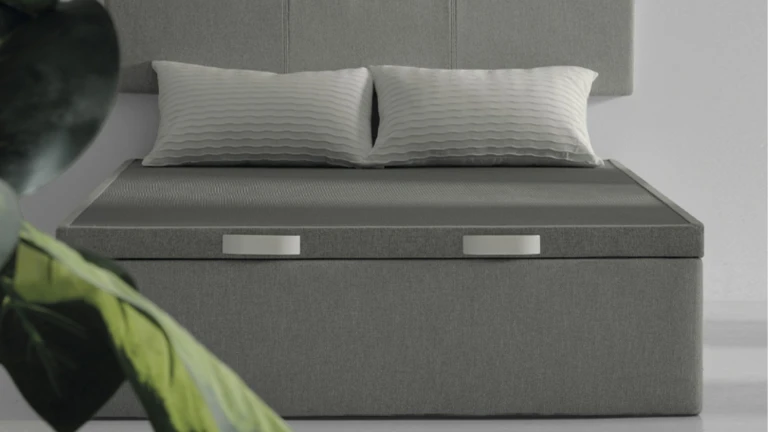 Lit coffre BIG BOX tissu grande capacité