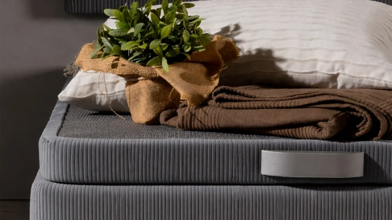 Lit coffre tissu haut de gamme | Boconfort