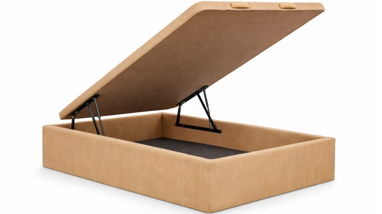 Lit coffre tissu haut de gamme | Boconfort