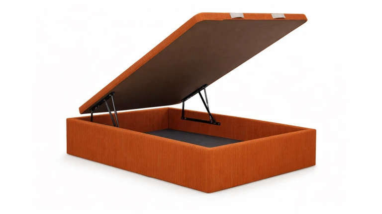 Lit coffre tissu haut de gamme | Boconfort