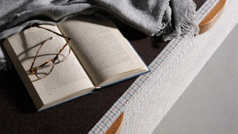 Lit coffre tissu haut de gamme | Boconfort