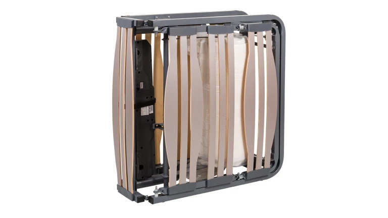 Sommier Électrique Pliable et matelas 90x190 – Gain de Place, Motorisé 5 Positions, Facile à Transporter